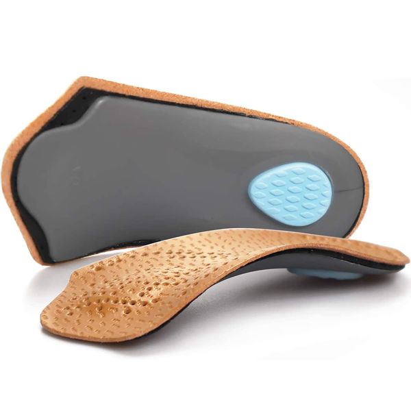 Arch support insole High arch support half insole for shock absorption Daily use Standing work Commuting, XS