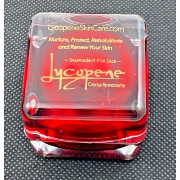 LYCOPENE CREMA RINNOVANTE SKIN CREAM SAMPLE IN RED JAR BN