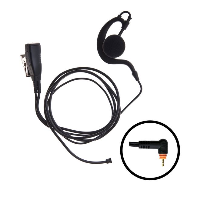 Impact 1-Wire Over The Ear Surveillance Earpiece for Motorola Wave TLK 100 SL7550 SL7580 SL7590 SL300 SL500 (M15-S1W-EH3)