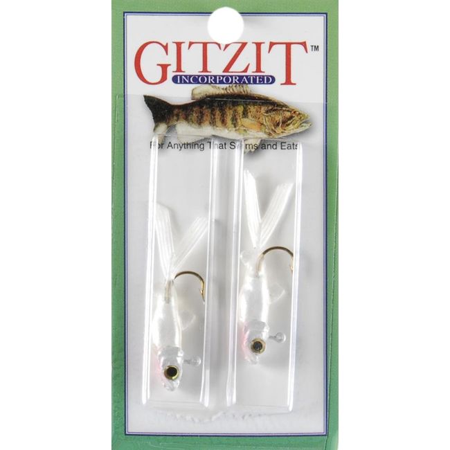 Gitzit 1/8Oz Little Tight Guy Shade White Fishing Equipment