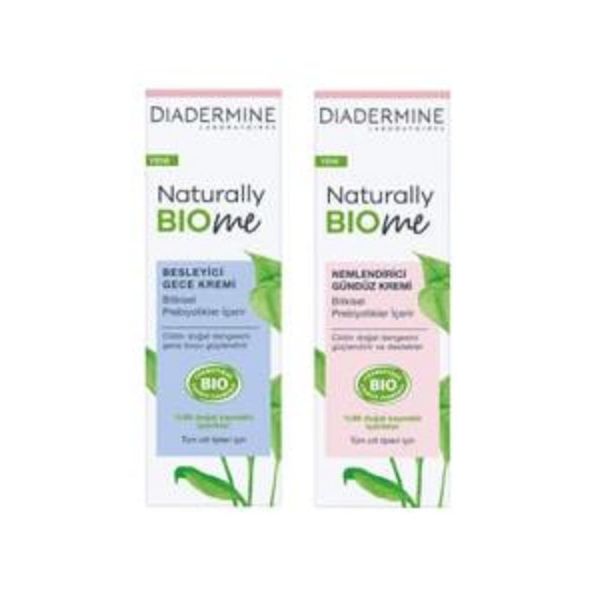 Diadermine Naturally Bıome Nemlendirici Gece -gündüz Kremi 50 Ml. x 2 Adet