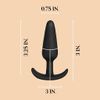 Doc Johnson Butt Plug in A Bag 3 inch Black