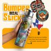 Never Say Never Minivan Vinyl Decal Funny Bumper Sticker 3.5"x5"