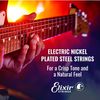 Elixir Strings 16552 Nickel Plated Steel Electric Guitar Strings with Optiweb Coating, Set of 3 Pieces