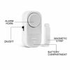 10PCS Wireless Home Window Door Burglar Security Alarm System Magnetic Sensor