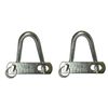 Garage Door Spring W-Hook One Panel One Piece Doors for End Springs 2PCS