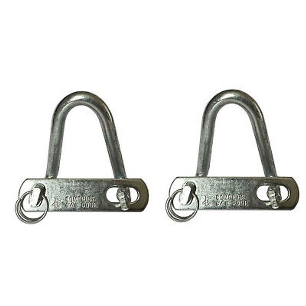 Garage Door Spring W-Hook One Panel One Piece Doors for End Springs 2PCS