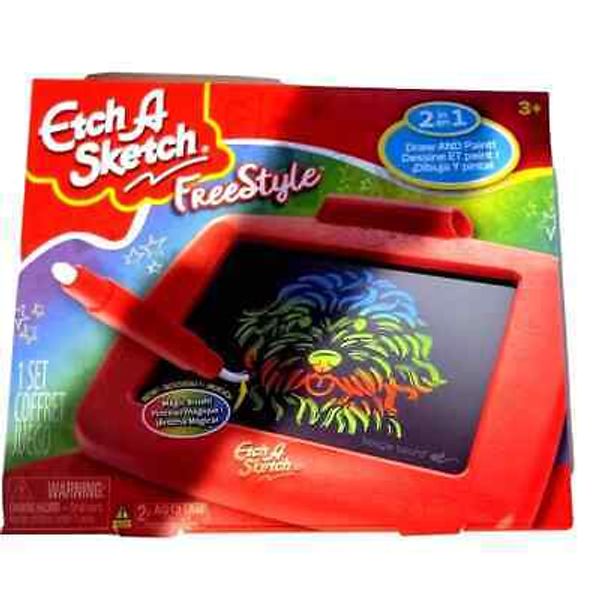 Etch A Sketch Freestyle Drawing Tablet 2-in-1 Stylus Pen & Magic Paintbrush New