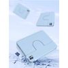 360 Degree Rotating iPad 10.2 Case Vertical Horizontal Notebook Type 2-Piece Set iPad 9th Generation 8th Generation 7th Generation Case Magnetic Suction Type Separating Thin Transparent Hard Case