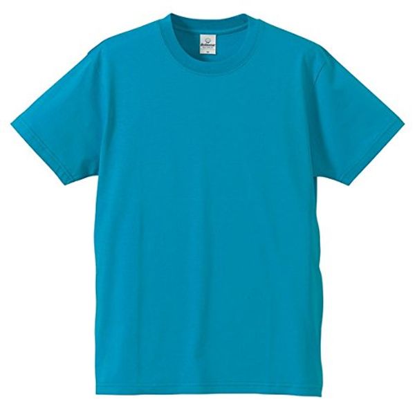 Daily necessities Short Sleeve T-shirt CB5806 Turquoise Blue L Size [Set of 5]