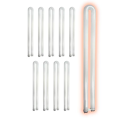 GoodBulb 31 Watt 1.63 Inch T8 Fluorescent U-Bend Light Bulb | 3500K Soft White Light | Medium Bi-Pin Base | High Output 1963 Lumens | 10000 Life Hours 80 CRI | Pack of 10 Bulbs