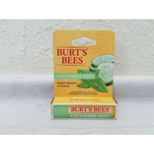 Burt's Bees Cucumber Mint Moisturizing Lip Balm