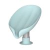 HoitoDeals Green Soap Dish Holder Leaf Design Soap Dish with Drainage Pattern for Home, Bathroom, Kitchen (1Pcs)
