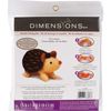Dimensions Hedgehog Needle Felt Kit, Polyester blend, Multi-Colour, 3.5 x 2 (8 cm x 5 cm)