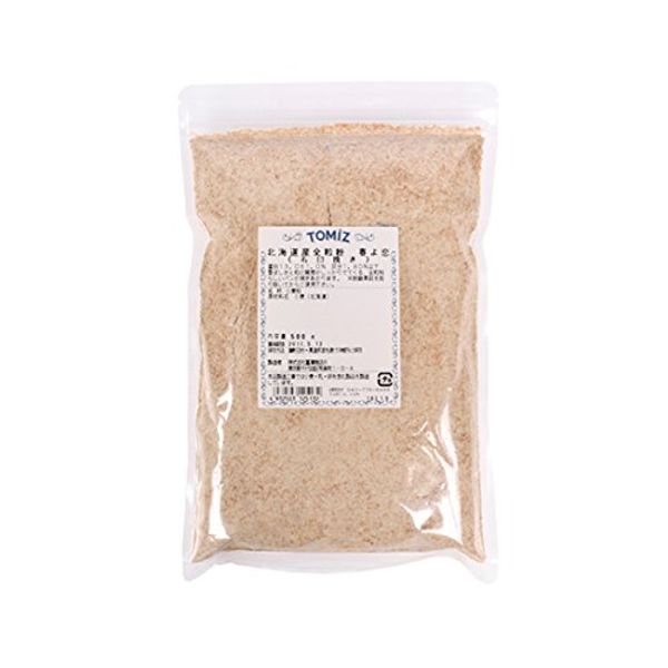 Hokkaido Whole Grain Flour Haruyoi / 17.6 oz (500 g) Tomisawa Shoten Whole Grain Powder Made in Japan