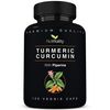 Turmeric Curcumin with Piperine (Black Pepper Extract) - 120 Veggie Capsules - Premium Quality with 95% Standardized Curcuminoids - Best Absorption & Potency - Pain Relief & Joint Support Supplement