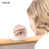 Napure Mirror, Double Sided Compact Mirror, 7x Magnifier, Makeup Mirror, Hand Mirror, Real Skin Color, Silver, Made in Japan