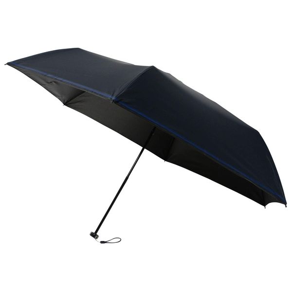 Mabu SMV-40342 Sun Umbrella, Navy Blue, Sun or Rain, Heat-Cut Ti for MEN