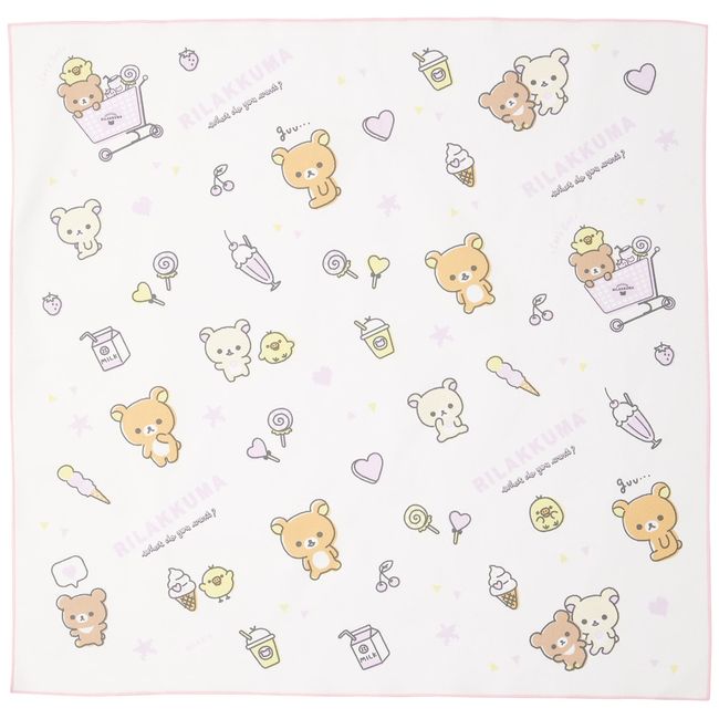 San-x Rilakkuma CH43603 Lunch Napkin Shopping Cream