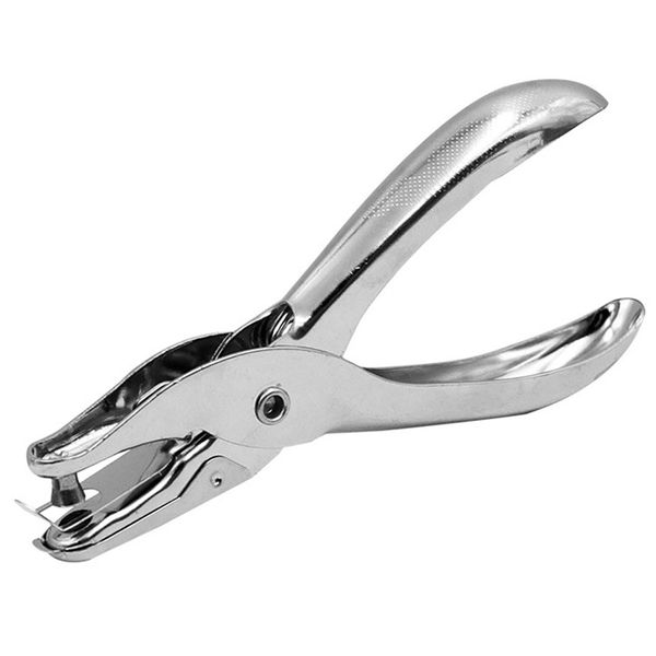 Hole Punch, Stainless Steel, 1 Hole, 0.1 inch (3 mm), 0.2 inch (6 mm), Hand Punch, Made of Metal, Handheld, Lightweight, Single Hole, Labor Saving, Multifunctional, Can Punch Up to 8 Punches,