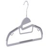 S-Shape Plastic Hangers Non Slip 50 Pack 360° Swivel Hook Space Saving Organizer