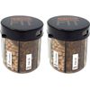 Monster Supplement Medication Pill Dispenser with Compartment Labels - 2 Pack