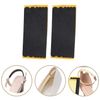 Anti-Blocking Adjustable Shoe Slip Prevention Pad Heel Protection Heel Cushion Anti-slip Anti-Slip Ankle Strap Pumps Women's Pointed Toe Unisex (Set of 12) (Black)