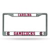 NCAA South Carolina Gamecocks Chrome License Plate