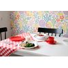 Harfield Tableware Assisted Dining Scoop Non Slip Plate 23cm HQ Unbreakable Copolyester (Red)