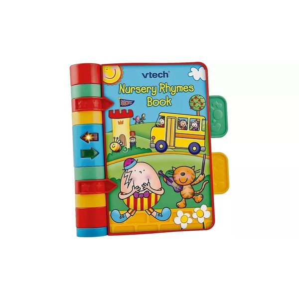 VTech Baby Nursery Rhymes Book, Light Up, Interactive, Musical Baby Book with Sounds and Phrases, Suitable for Babies from 6 Months+, English Version