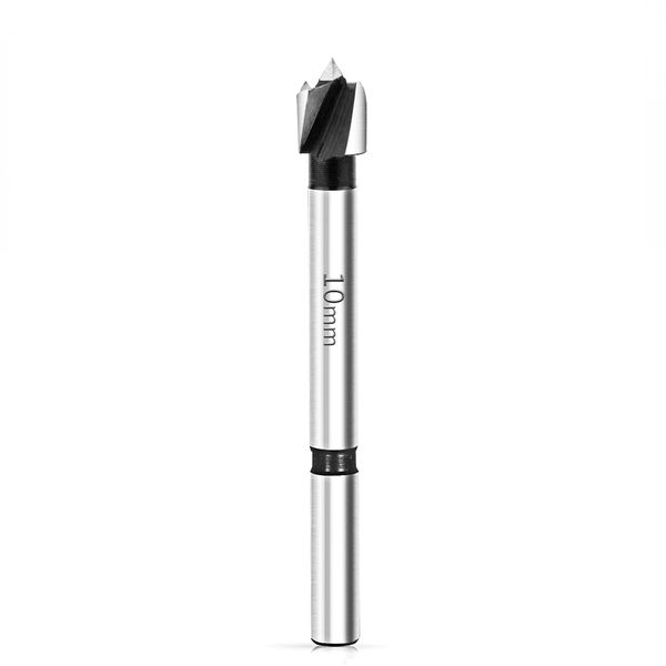 BAIDETS Forstner Drill Bit 10mm - Precision Woodworking Bit with Round Shank, Forstner Bit Compatible with Drills & Drill Presses