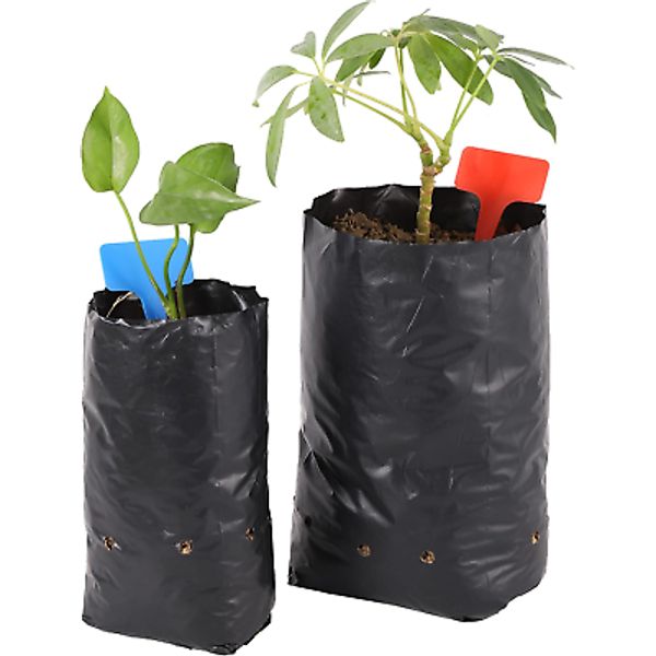 100 Pcs Thicken PE Seedling Bag Fruit Tree Seedling Cup Bonsai Planting Bag with