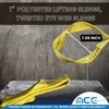 2 Pack 1" x 3ft Twisted Eye Web Sling Lifting Strap Industrial 1600 lbs