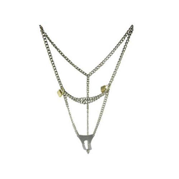 Bondage Masters Female Chastity Belt, Adjustable Waist