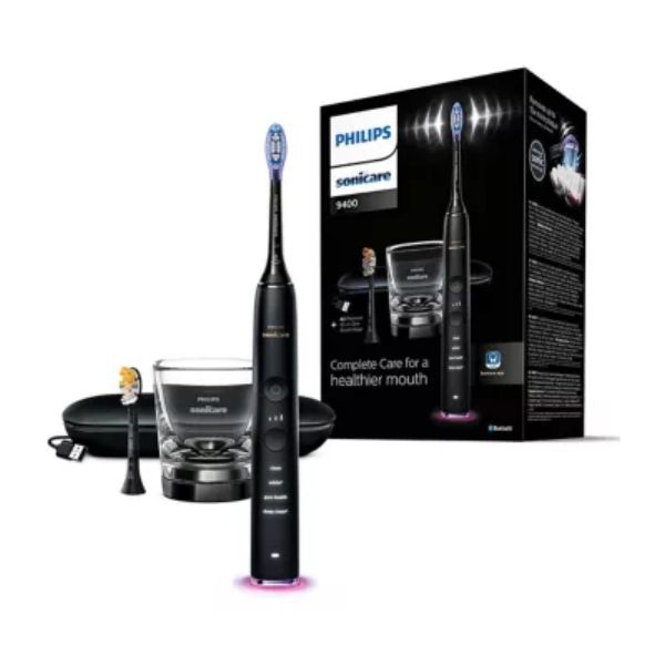 Philips Sonicare Electric Toothbrush DiamondClean 9400 Black with USB Charging Case HX9917/89