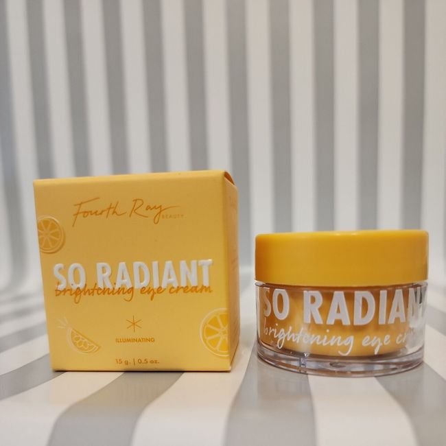 Fourth Ray Beauty So Radiant Brightening Illuminating Eye Cream .5oz, 15g NIB