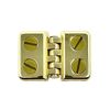 CRL ZLC5BR Brass Hinge Display Connector
