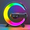 Intelligent Led Lamp Bluetooth Speaker Alarm Wireless Charger, Smart Lamp