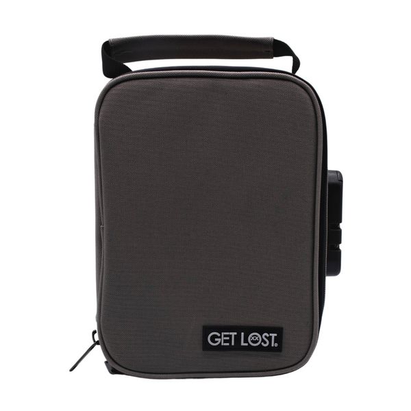 Smell-Proof Premium Stash Bag with Combination Lock  - Gray - FREE SHIPPING