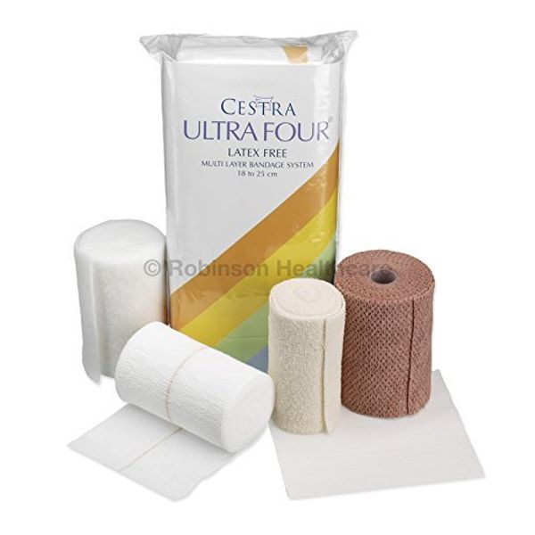 Cestra Ultra Four Latex Free Multi-Layer System, for 18-25cm Ankle Circumference
