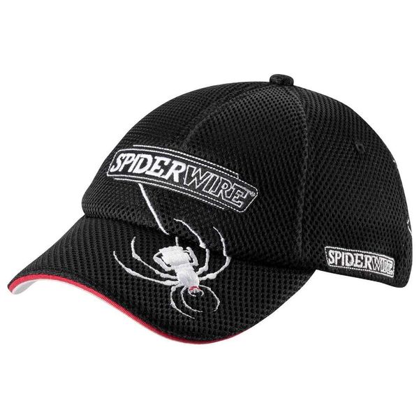Spiderwire Fishing Hat Cap One Size Black Surfcasting Trolling Spinning