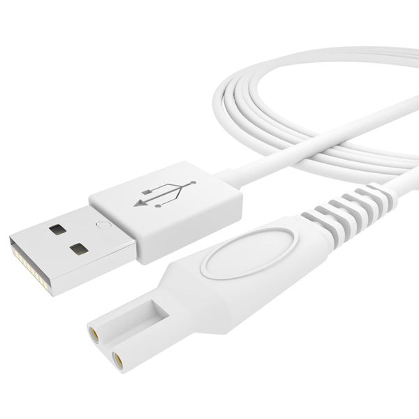 Legs Hair Remover Charger Cord for Flawless Legs Charger Cord Replacement ,5V Removal Charger Cable fit Finishing Touch Flawless Legs Shaver Charging Cord , Spare Power Cord for Flawless Trimmer plug