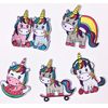 Unicorn Embroidered Iron on Applique Patch for Clothes Backpacks Shoes,5 Pack