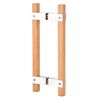 CRL SA6X6PS Polished Stainless 10" BM Series Sauna Back-to-Back Pull Handle