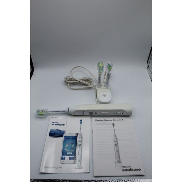 PHILIPS SONICARE FLEXCARE PLATINUM BLUETOOTH ELECTRIC TOOTHBRUSH HX9120 W/EXTRA