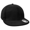 Beechfield Mens Flat Peak Rapper Cap (Pack of 2) (One Size) (Black)