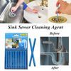 12 Pcs Sani Sticks Pack Odor Drains Drain Clear Cleaner Deodorizer Cleaning 