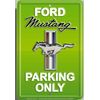 HangTime Ford Mustang Parking Only Sign Grabber Lime