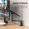 Ulanzi LS26 Low Profile Microphone Arm with Cable Channels Desk Clamp