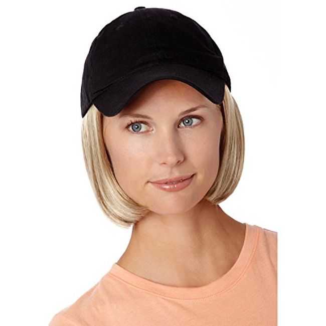 Henry Margu (Shorty Hat Black) - Synthetic Baseball Cap Wig in 14H